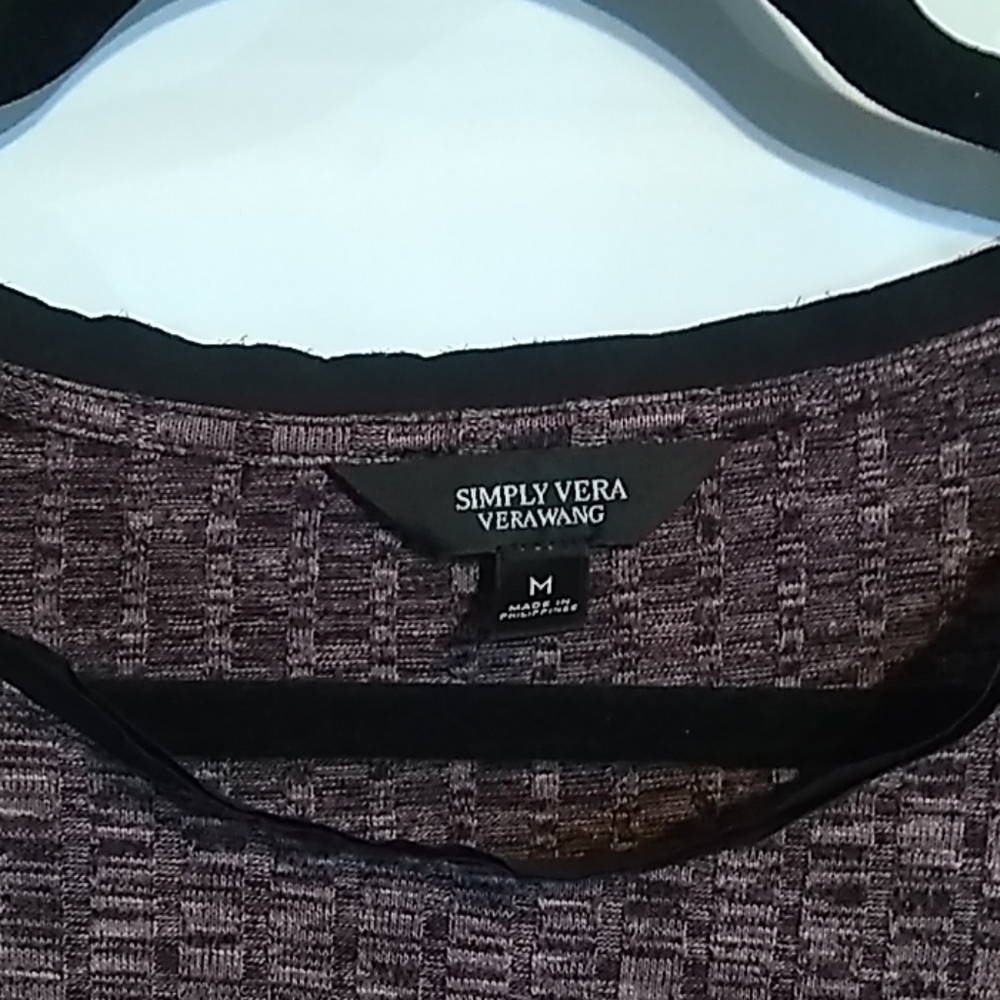 Simply Vera Ribbed Blouse Size M - Picture 2 of 5